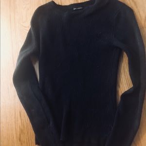 Black Crew Neck Sweater